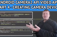 Android video app camera device setup