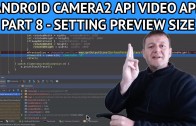 Android video app setting preview size