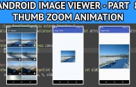 Android image viewer zoom animation