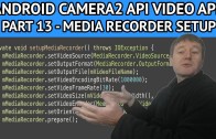 android video app setup media recorder