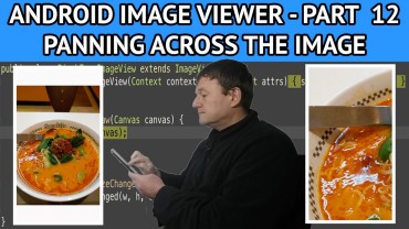 Android image viewer panning