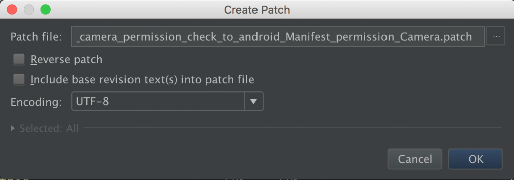 android studio patch file name