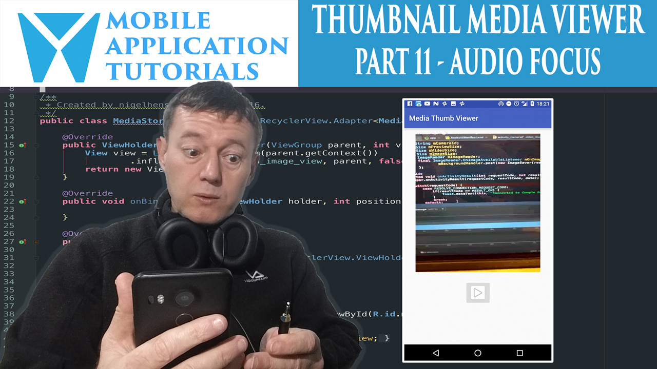 Android media viewer audio focus - Nige's App Tuts